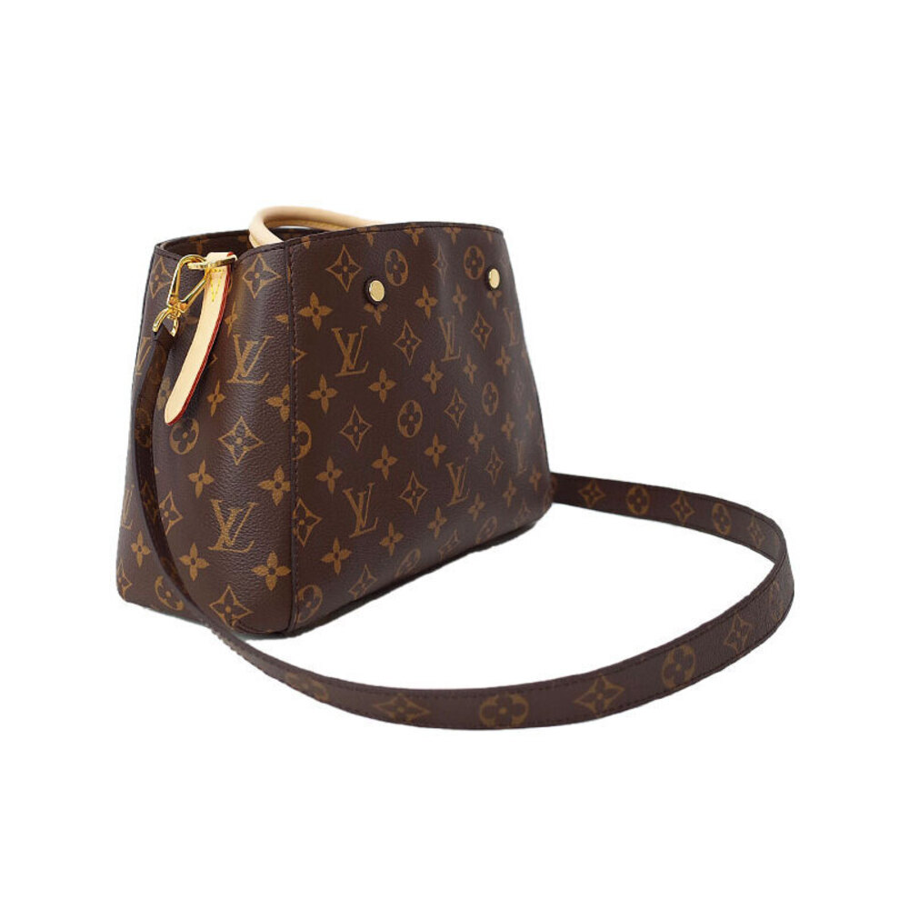 Louis Vuitton Monogram Leather Montaigne 2way Shoulder Bag Brown - Picture 2 of 5